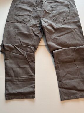 English Laundry Men's Brown Dress Pants with Subtle Patterned Lining